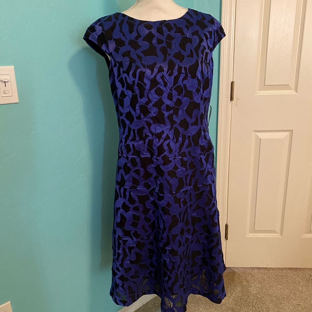 Cute black & blue dress